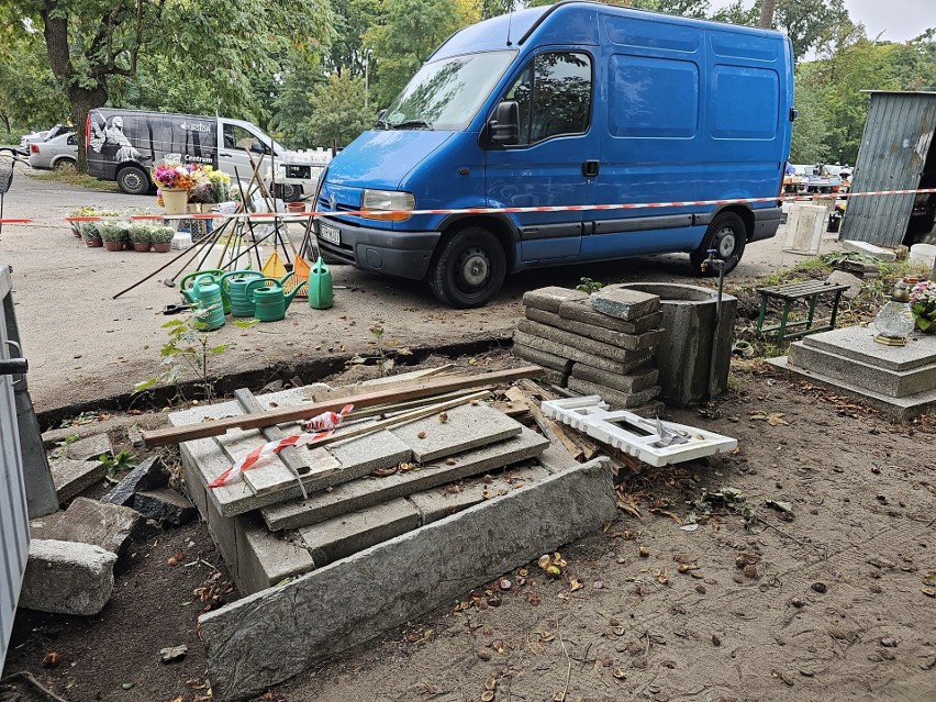 Prace na cmentarzu na Jakubskim Przedmieściu są realizowane...