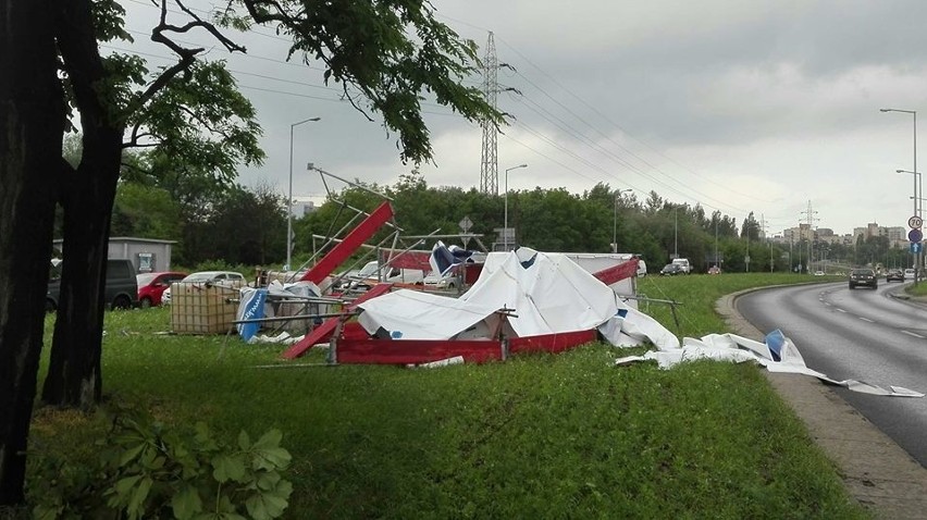 Burza i ulewa w Krakowie. Po wielkiej burzy jaka przeszła...