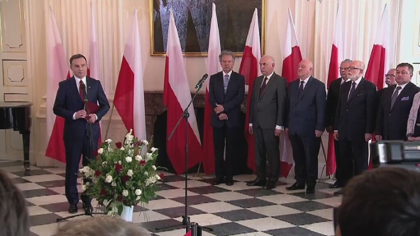 Andrzej Duda odebrał akt wyboru na prezydenta [WIDEO]