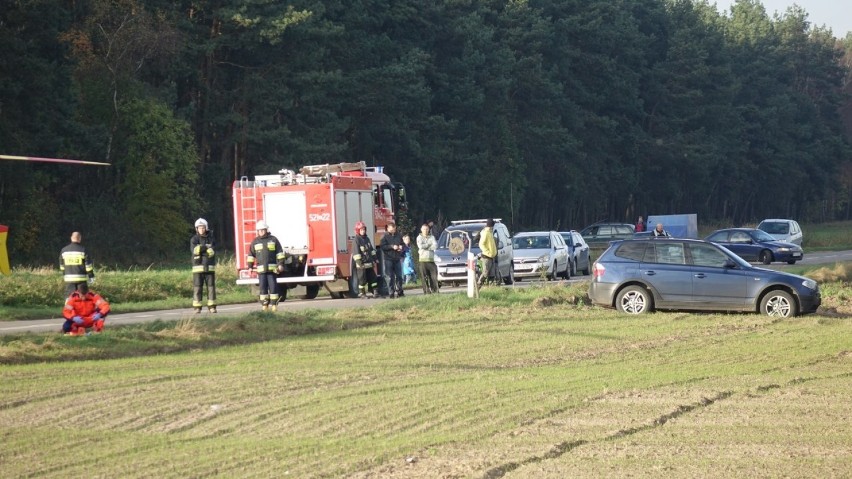 Ryczywół: Poważny wypadek samochodu i motocykla