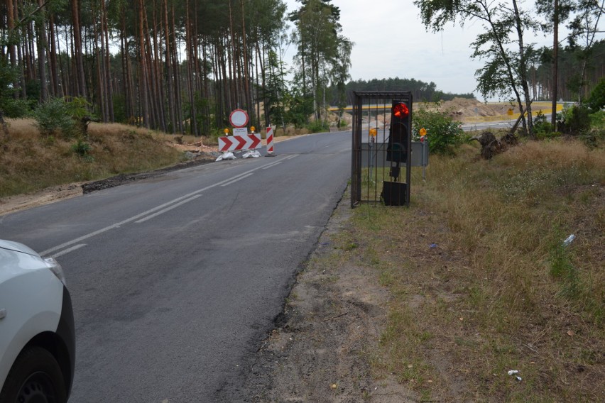 Pod koniec lipca pod Tryszczynem ruch z drogi wojewódzkiej...