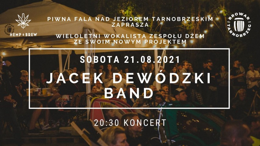 Jacek Dewódzki Band zagra w sobotę nad Jeziorem Tarnobrzeskim 