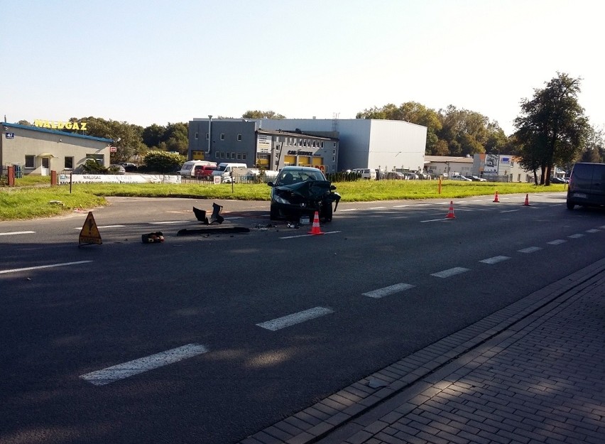 Wypadek na ulicy Portowej w Słupsku (wideo, zdjęcia)