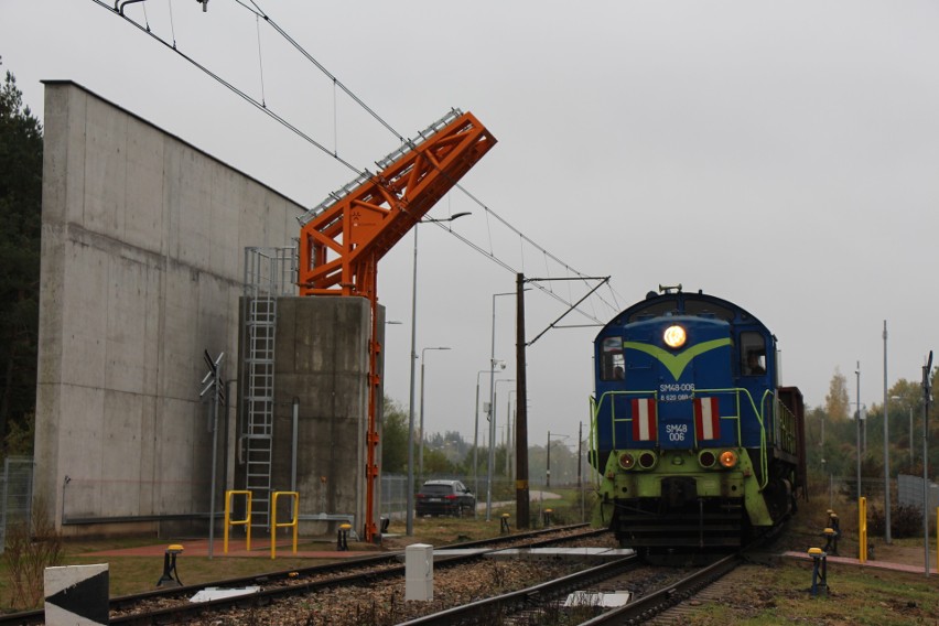 Kuźnica: Budowa skanera do prześwietlania pociągów zakończona. Niebawem powstanie kolejne urządzenie [ZDJĘCIA]