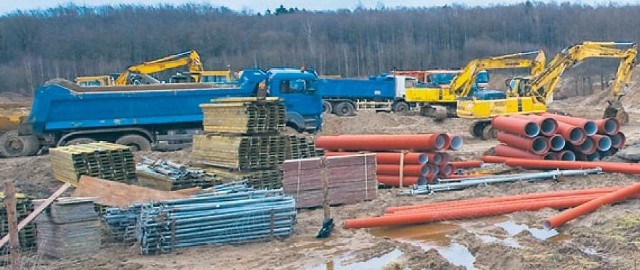 Koszalin-aqaparkPoczątek budowy aqaparku w Koszalinie. 