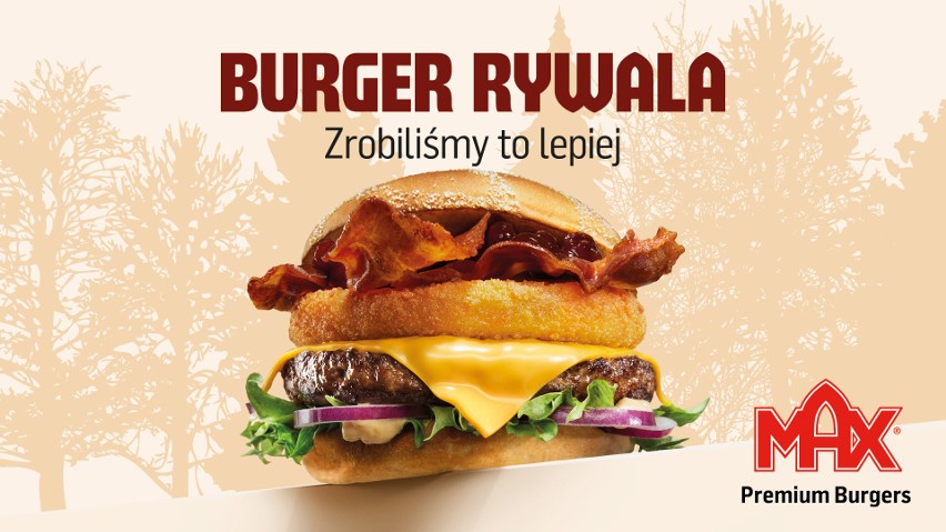A tak prezentuje się konkurencyjny Burger Rywala