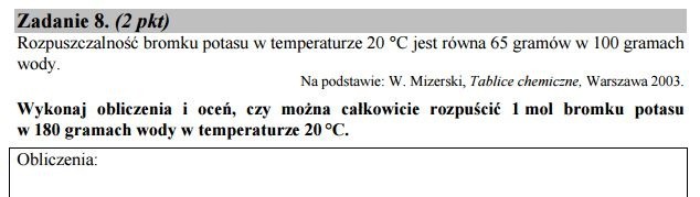 Stara matura 2016: CHEMIA podstawowa [ODPOWIEDZI, ARKUSZ CKE]