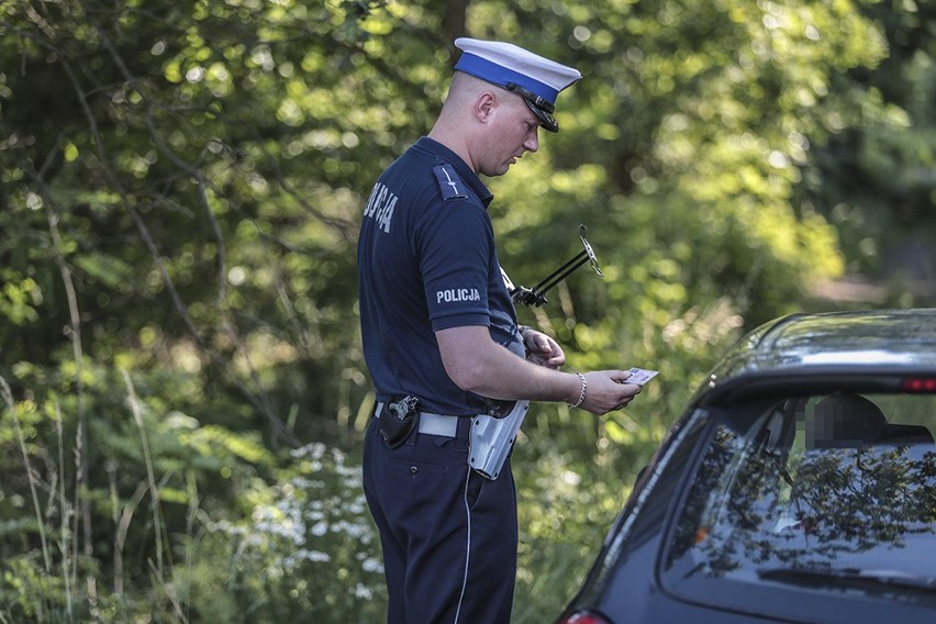 Policjanci kontrolują kierowców w Zielonej Górze i na...
