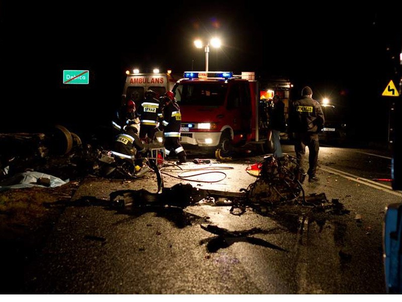 Wypadek w Dębicy. Zginęli mężczyźni z Miastka [zdjęcia]