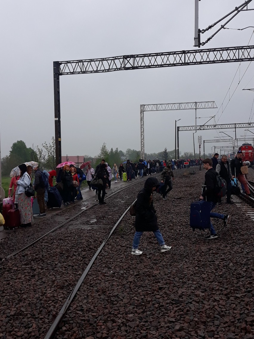 Podczas niedzielnej kontroli pociągu relacji Kijów-Przemyśl...