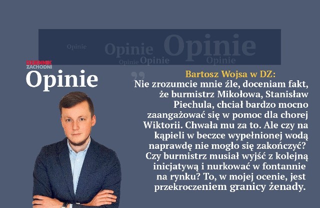 Wojsa: Burmistrz Mikołowa przekroczył granicę żenady