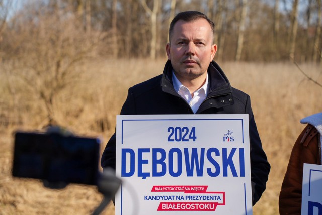 Henryk Dębowski obiecuje odnowienie stawu młyńskiego w Dojlidach