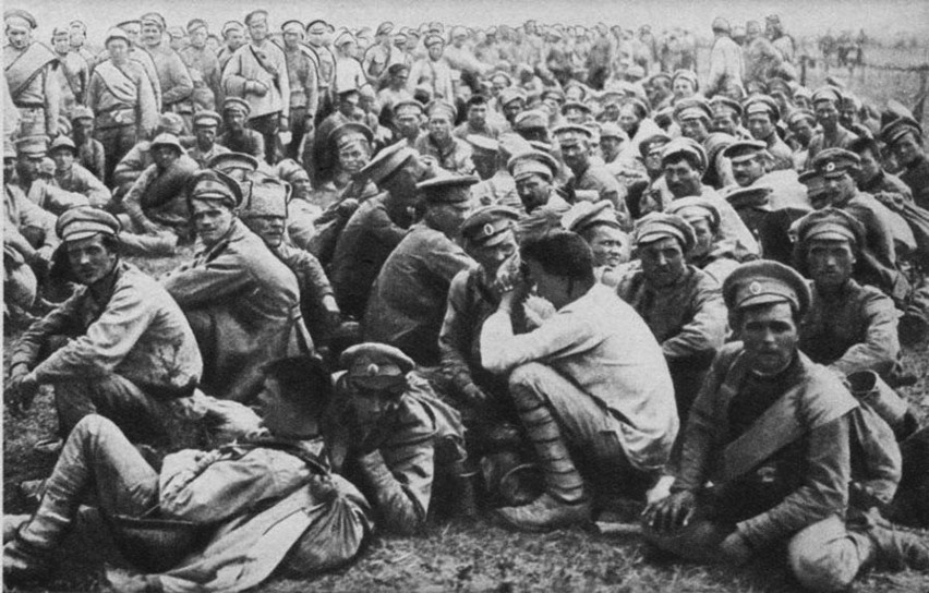 Rosyjscy jeńcy po bitwie pod Tannanbergiem
