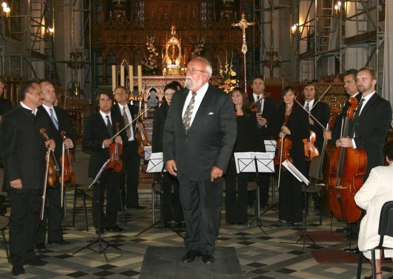 Krzysztof Penederecki dyrygował też w radomskiej katedrze.