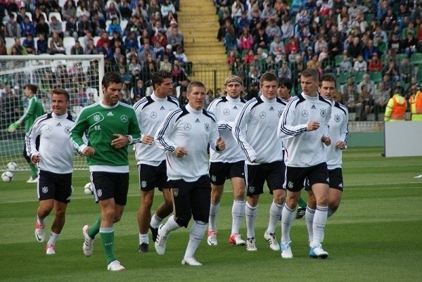 Reprezentacja Niemiec trenowała w Gdańsku.