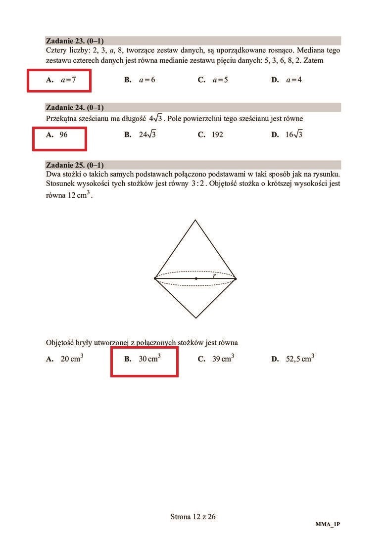 Matura 2020 matematyka podstawa. Odpowiedzi, rozwiązania zadań, ARKUSZ CKE. Co było na egzaminie z matematyki 9.06.2020? Relacje uczniów