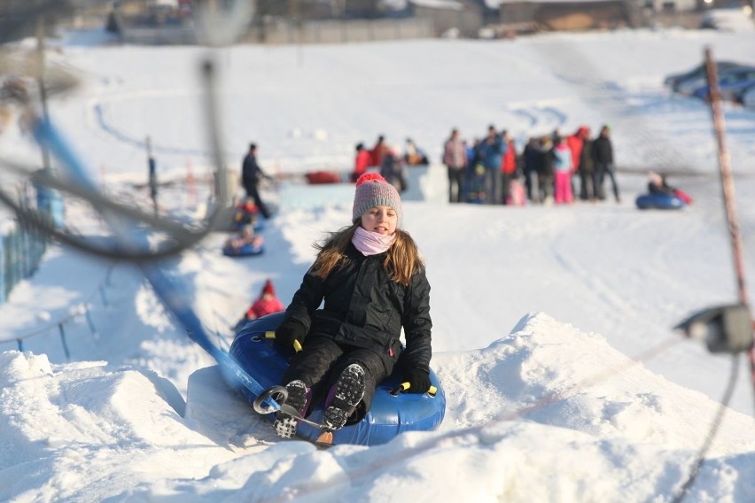 Snowtubing w Niestachowie - atrakcja dla najmłodszych