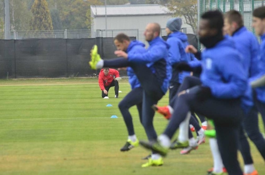 Pierwszy trening piłkarzy Lecha Poznań z Janem Urbanem