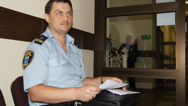 Jarosław Szwil jeszcze w roli komendanta Straży Miejskiej w Czersku