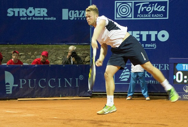 Grzegorz Panfil odpadł dziś z turnieju Pekao Szczecin Open.