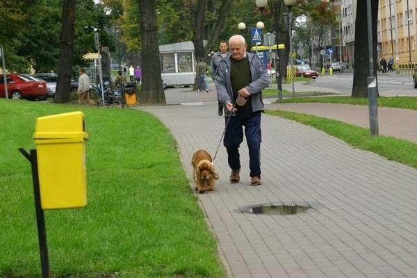 Właściciele psów w Słupsku zaczęli sprzątać po swoich zwierzakach.