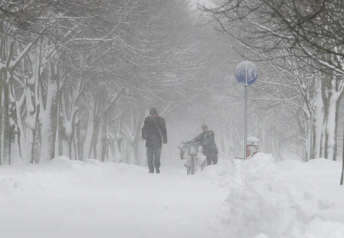Zima w Słupsku w 2010 roku