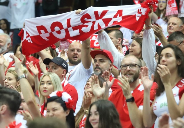 Mecz Polska - Serbia o brązowy medal Mistrzostw Europy w siatkówce Katowice 2021