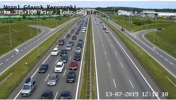 Węzeł Gdańsk Karczemki, droga nr: S6, kierunek: Łódź-Gdynia