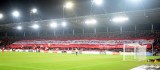 Kibice szykują uroczyste powitanie przed stadionem Widzewa! Zobaczcie, jak z awansu cieszyli się piłkarze [FILM]