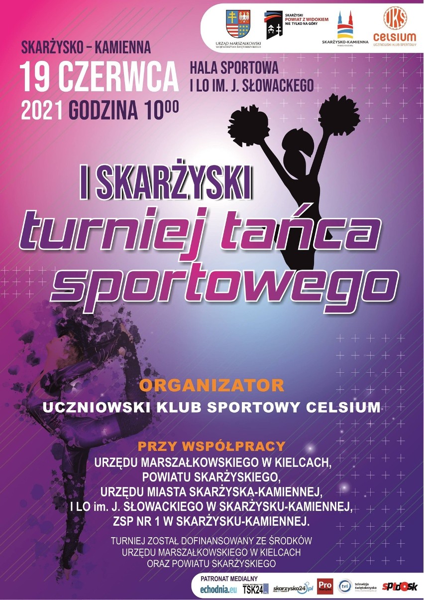 Zespoły taneczne ze Świętokrzyskiego i innych regionów kraju wystąpią w Skarżysku. Wkrótce odbędzie się Skarżyski Turniej Tańca Sportowego