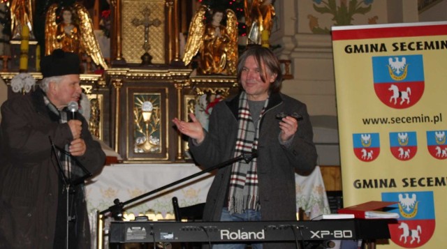 Koncert bożonarodzeniowy Henryka Czicha w kościele w Kuczkowie został bardzo ciepło przyjęty przez miejscowego proboszcza Stanisława Nowaka.