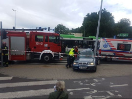 Wypadek na ul. Wasilkowskiej w Białymstoku