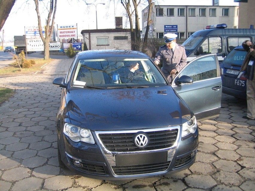 Samochody policji VW Passat