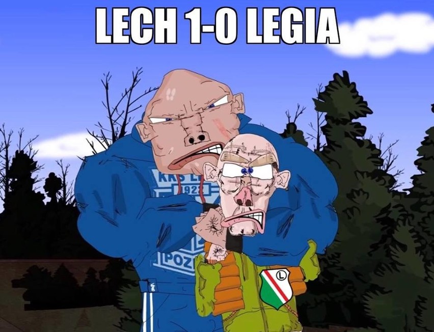 Legia poległa w Poznaniu. Internauci mają ubaw [MEMY]