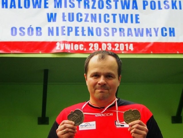 Ireneusz Kapusta indywidualnie zdobył złoty medal, a srebrny w drużynie.