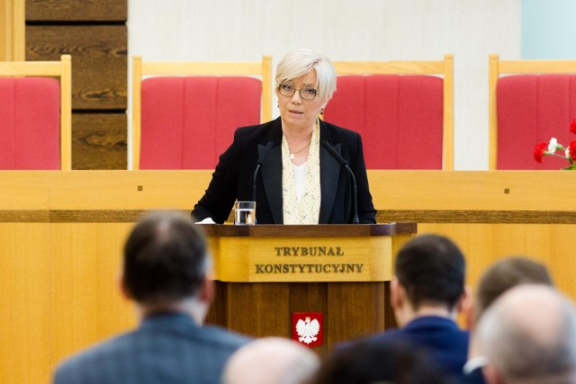 Julia Przyłębska uważa, że jej kadencja jako prezes Trybunału Konstytucyjnego kończy się wtedy, kiedy kończy się jej kadencja sędziego TK.