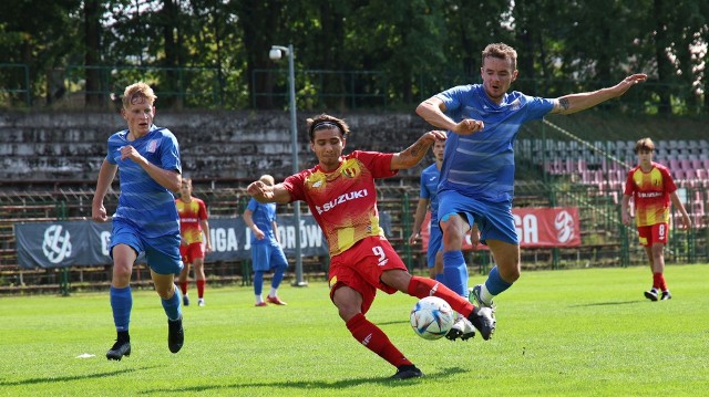 Paweł Rogula strzelił jedną z bramek w meczu z Wierną Małogoszcz