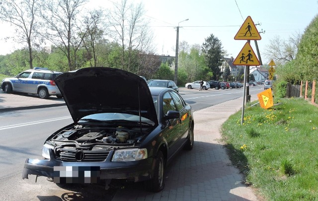 Goworowo. Wypadek na drodze powiatowej