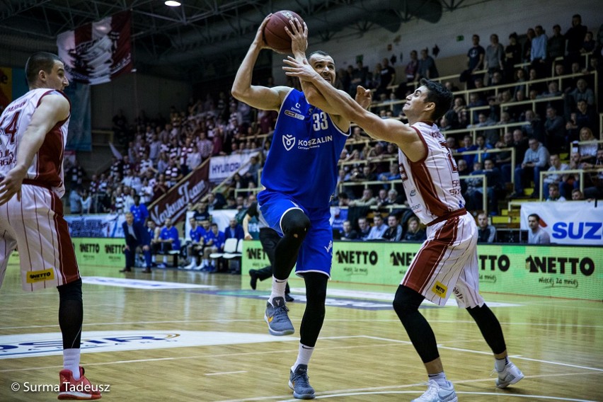 Spójnia Stargard - AZS Koszalin 76:73. Ważna wygrana w walce o utrzymanie!