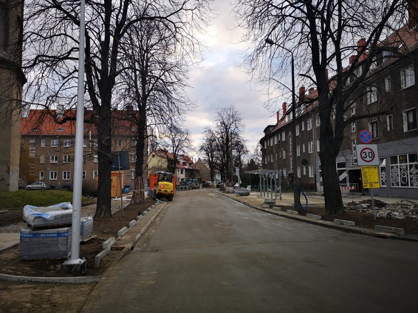 Remont ulicy Berenta we Wrocławiu