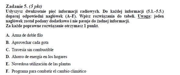 Stara matura 2016: Język HISZPAŃSKI rozszerzenie [ODPOWIEDZI, ARKUSZ CKE]