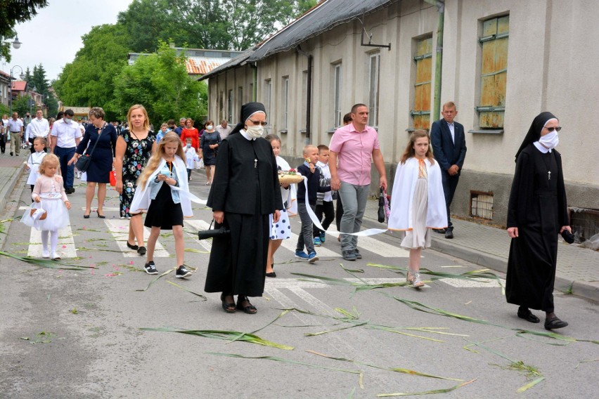 Tegoroczne uroczystości Bożego Ciała w Pacanowie, w czwartek...