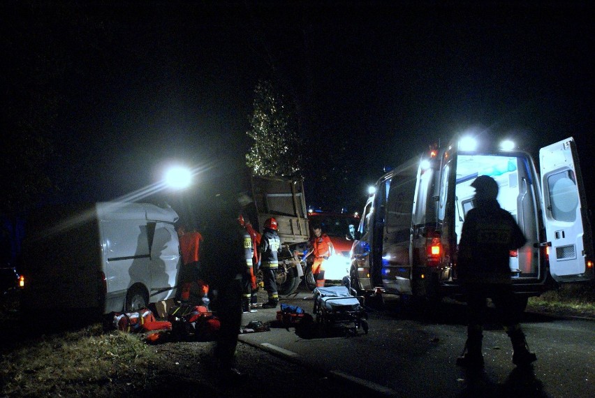 Wypadek w Kołacinie koło Brzezin. Ranni