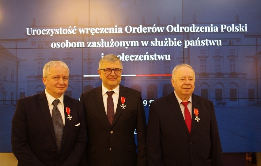 Profesorowie z Politechniki Białostockiej odznaczeni Orderem Odrodzenia Polski