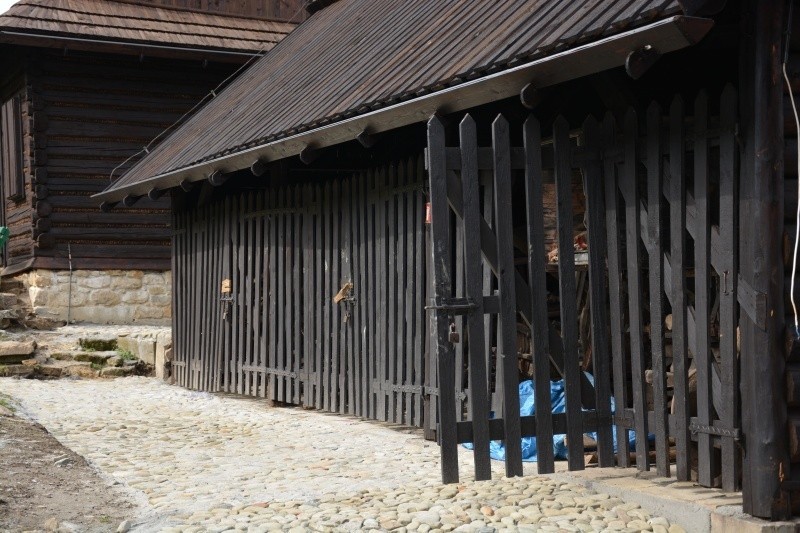 Tak wyglądały prace przy skansenie kilka tygodni temu