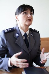 Mł. insp. Irena Doroszkiewicz - nowa komendant bialostockiej policji.