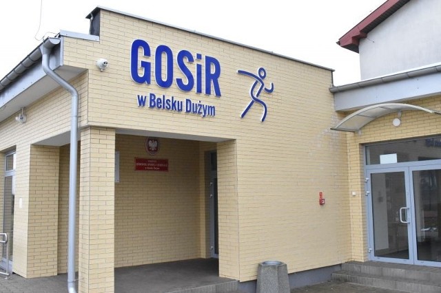 Gminny Ośrodek Sportu i Rekreacji w Belsku Dużym, w którym będą odbywać się zajęcia sportowe.