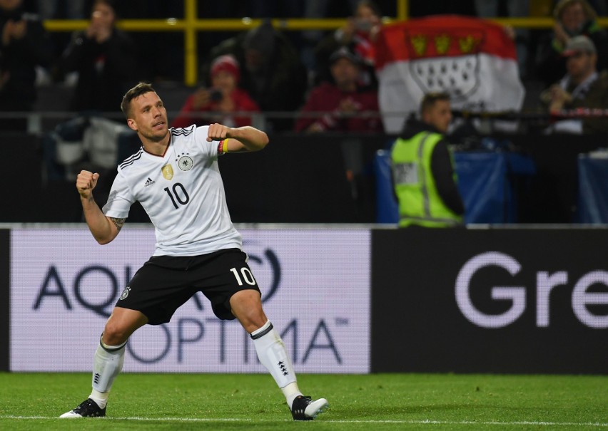 Ostatni mecz Lukasa Podolskiego dla reprezentacji Niemiec