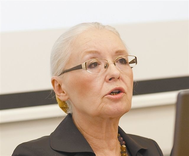 Dr Hab. Grażyna Ancyparowicz, dyrektor departamentu finansów Głównego Urzędu Statystycznego. (fot. Witold Chojnacki)
