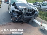Kraków. Wypadek na A4. Rozbite dwa auta. Znów BMW